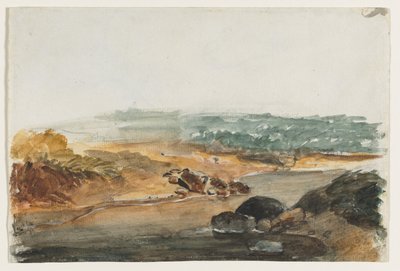 Paisagem (reto) de Antoine Louis Barye