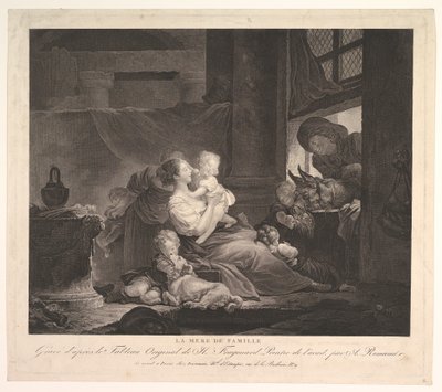 A Família Mãe.n.d. de Antoine Louis Romanet