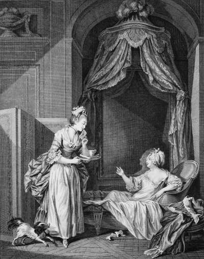 Le Bain the Bath, 1774. de Antoine Louis Romanet