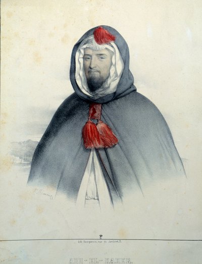 Retrato de Abd El Kader (Abd-El-Kader de Antoine Maurin