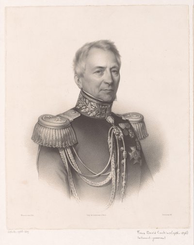 Portret van Frans David Cochius de Antoine Maurin