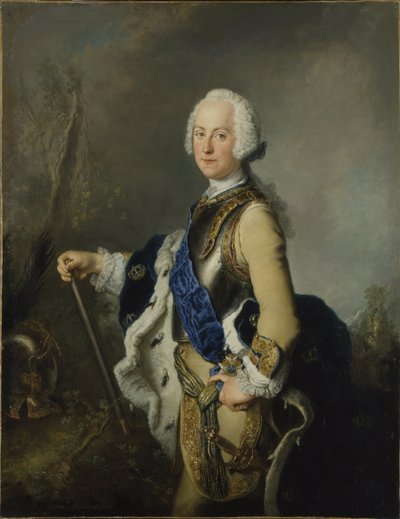 Adolphe Frederic de Suede - Retrato de Adolph Frederick de Antoine Pesne