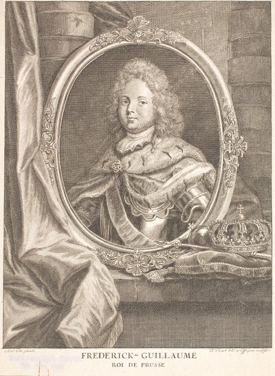 Frederick William I, Rei na Prússia e como Frederick William II Eleitor e Marquês de Brandenburgo de Antoine Pesne