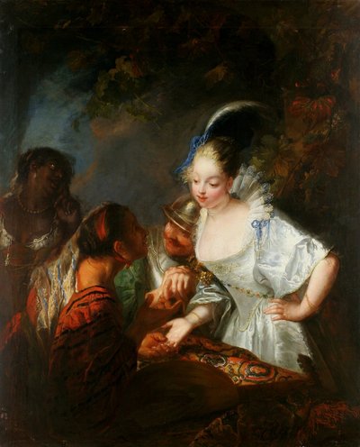 Vidente cigana. de Antoine Pesne
