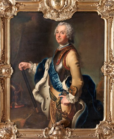 Retrato de Adolph Frederick 1710-1771, príncipe herdeiro da Suécia de Antoine Pesne