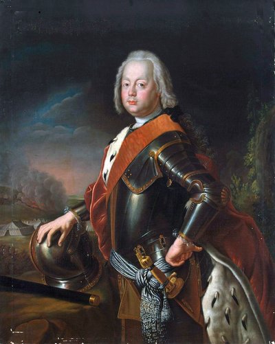 Retrato de Christian August, Príncipe de Anhalt-Zerbst