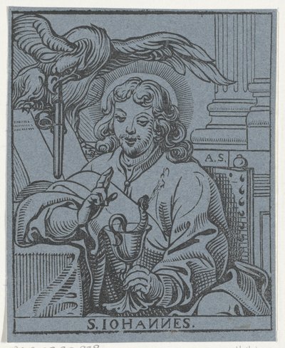 João, o evangelista
Os quatro evangelistas (título da série) de Antoine Sallaert