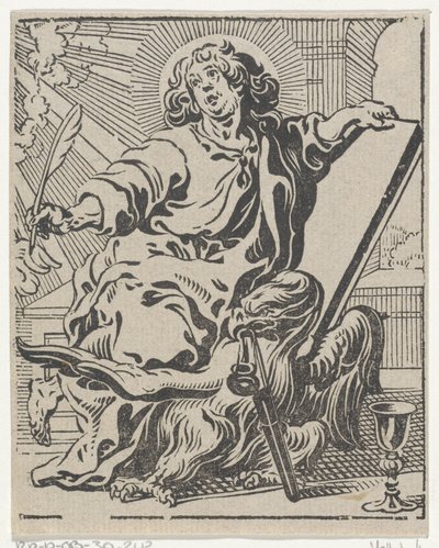 João, o evangelista
Os quatro evangelistas (título da série) de Antoine Sallaert