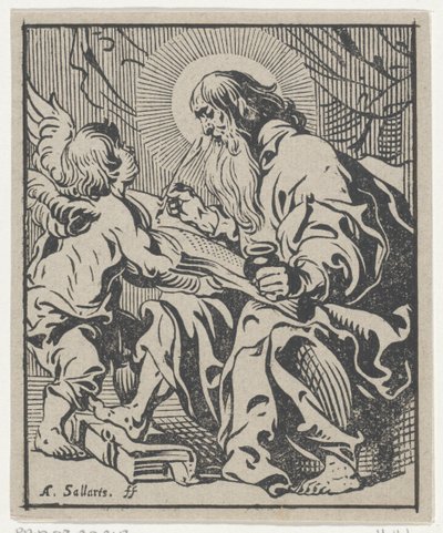 Mateus Evangelista Os Quatro Evangelistas (título da série) de Antoine Sallaert