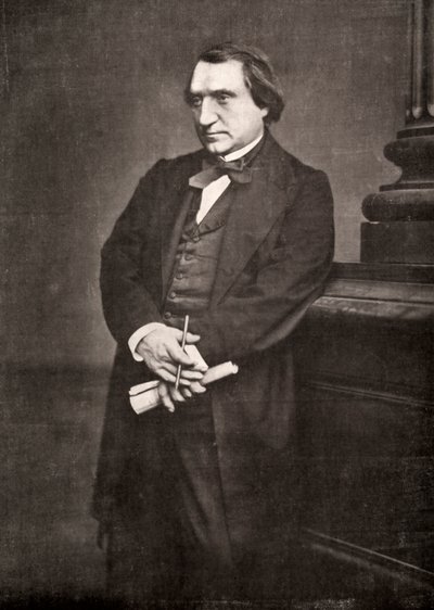 Ernest Renan, filósofo e escritor francês, século XIX de Antoine-Samuel Adam-Salomon