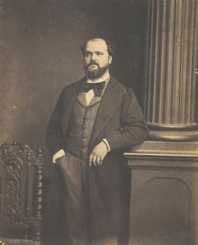Sem título Man Standing, en Face, 18551869. de Antoine-Samuel Adam-Salomon