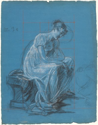 Mulher Sentada (reto) de Antoine Toussaint de Chazal