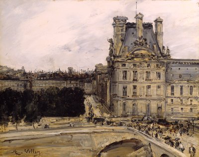 Um canto do Louvre de Antoine Vollon