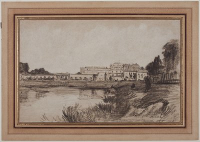 Vista de Versalhes, no século XIX. de Antoine Vollon