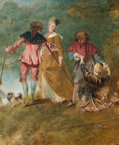 Pilgerfahrt zur Insel Kythera von Jean Antoine Watteau
