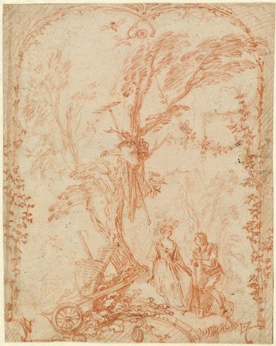 O jardineiro galante de Antoine Watteau