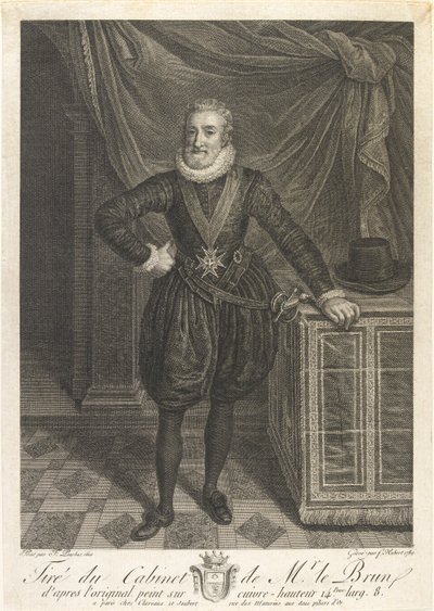 Retrato de Henrique IV, década de 1760 de Antoine de Marcenay Ghuy