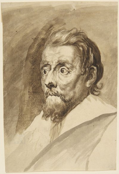 Velho com barba, voltado para a esquerda de Antoine de Marcenay de Ghuy