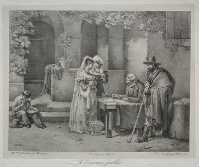 O escritor público. de Antoinette Cecile Hortense Lescot Haudebourt