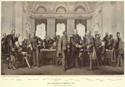 O Congresso em Berlim de Anton Alexander von Werner
