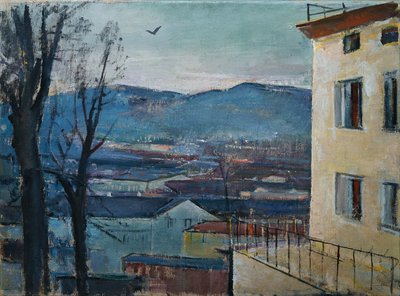 Salzburg Evening Landscape de Anton Faistauer