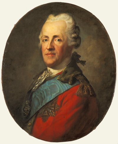 Retrato do Príncipe Carlos da Saxónia de Anton Graff