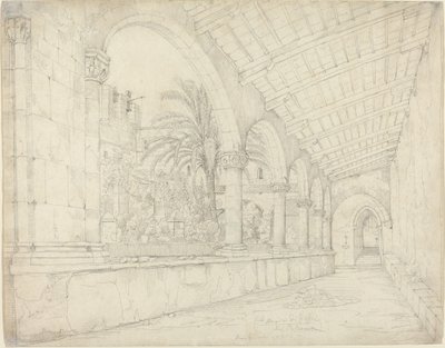 O Claustro de Santa Maria di Gesù em Palermo de Anton Hallmann