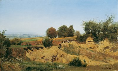 Perto de Mannersdorf nas Montanhas Leithage de Anton Hlavacek