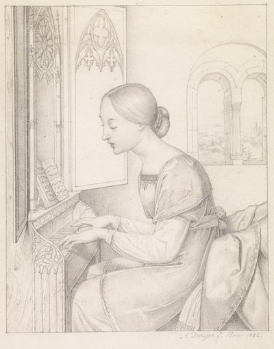 Santa Cecília de Anton Josef Dräger
