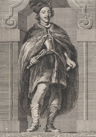 Retrato do Cardeal Infante Ferdinand da Áustria, 1728. de Anton Joseph von Prenner