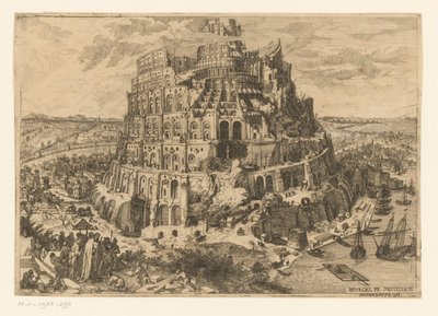 Torre de babel de Anton Joseph von Prenner