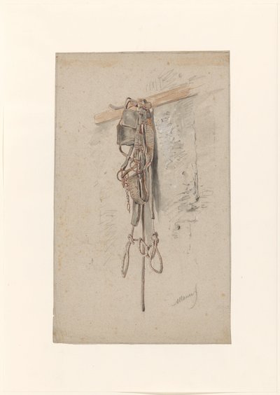 Arnês de cavalo de Anton Mauve