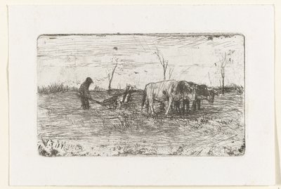 Lavoura de bois de Anton Mauve