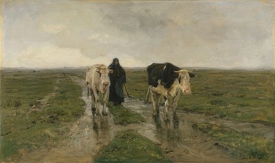 Pastagem. Provavelmente os anos 1880 de Anton Mauve