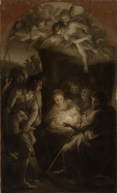 A Adoração dos Pastores de Anton Raphael Mengs