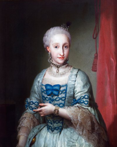 Retrato da Infanta Maria Josefa de Espanha, de Anton Raphael Mengs, pintura de Anton Raphael Mengs