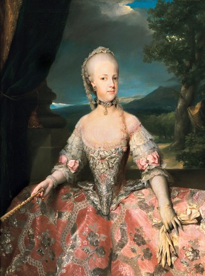 Retrato de Maria Carolina da Áustria (Maria Carolina, Maria Carolina de Anton Raphael Mengs