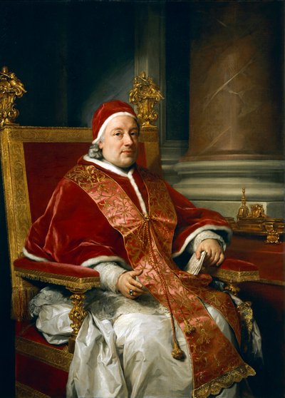 Retrato do Papa Clemente xIII Rezzonico, de Anton Raphael Mengs de Anton Raphael Mengs