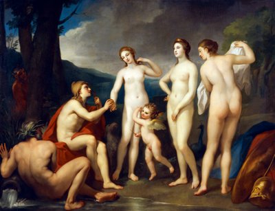 O Julgamento de Paris, por Anton Raphael Mengs de Anton Raphael Mengs