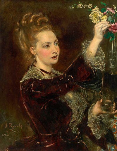Elisabeth von Nast-Kolb, b. Ovo duro de Anton Romako