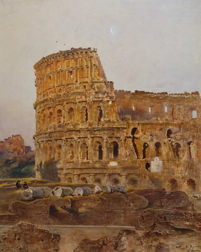 Coliseu de Roma de Anton Romako