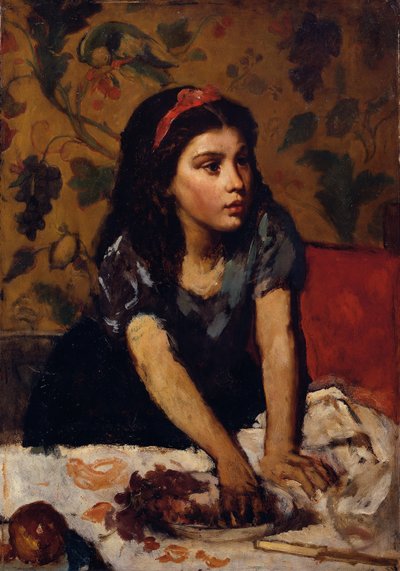 Garota de lanches de Anton Romako