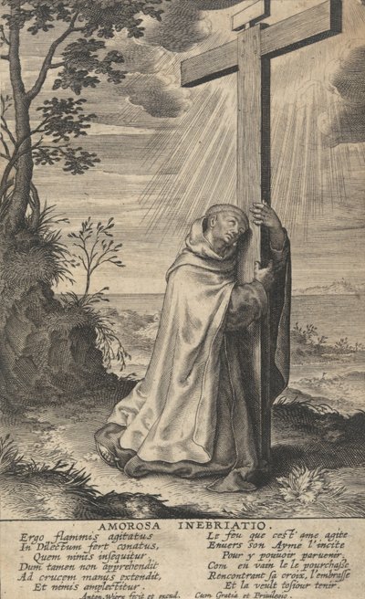 Amorosa Inebriatio da Vida de São João da Cruz, 1622-24. de Anton Wierix