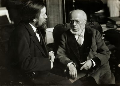A. v. Menzel i. o apartamento dele m. A. v. Werner de Anton Alexander von Werner