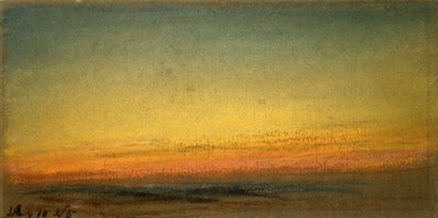 Pôr-do-sol de Frederick (attr. to) Barnard