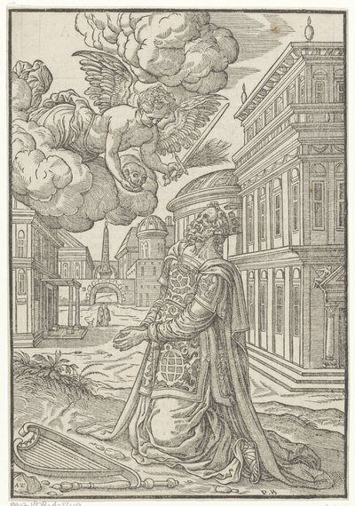 Ajoelhando David de Antoni van Leest