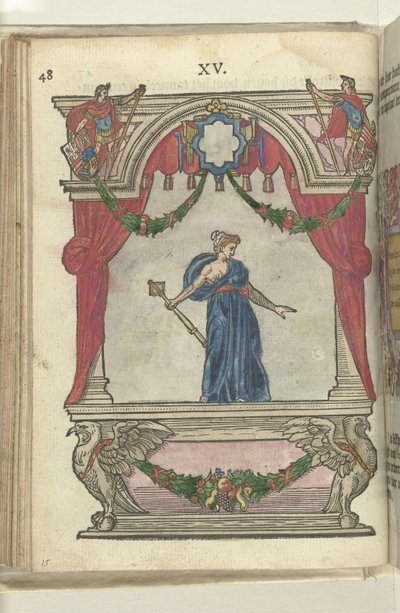 Cena com Personificação da Providência (Providencia), 1578 de Antoni van Leest
