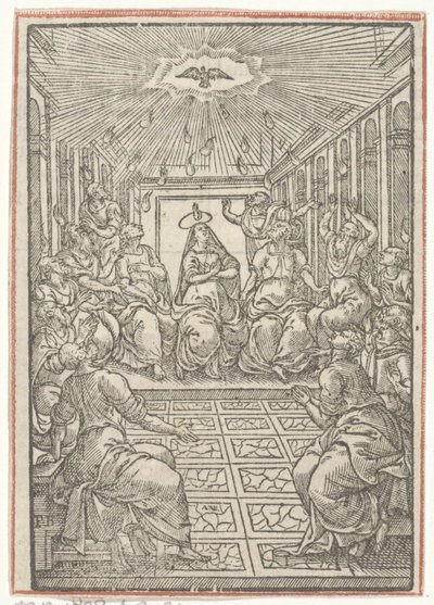 efusão do Espírito Santo de Antoni van Leest