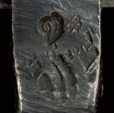 Microscópio, c.1690 (prata e vidro) (ver também 1121456-60) de Antoni van Leeuwenhoek