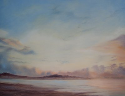 Praia de Instow, Separação da maré, 2014 de Antonia Myatt